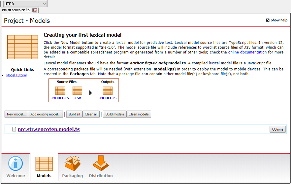 Compile Model