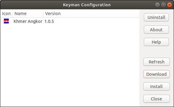 Keyman Configuration khmer_angkor
